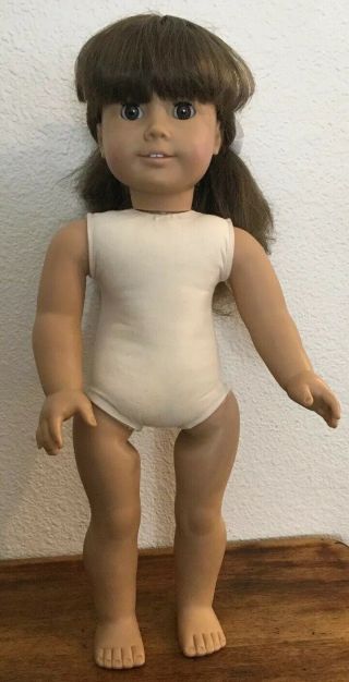 Vtg Pleasant Company American Girl White Body 18 " Historical Samantha Doll