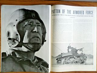 1942 Photo Article Ad Ww 2 Old Blood & Guts Patton Of Teh Armored Force