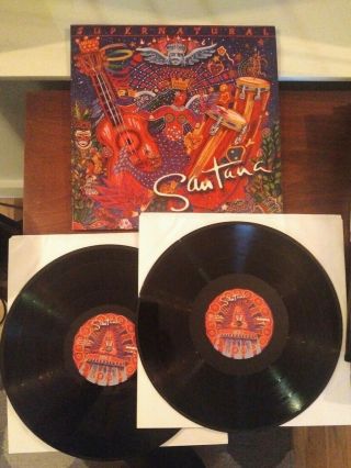 Santana - Supernatural - 2 X Vinyl Lp - Classic Records Press Rare 2009 Nm 180g