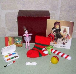 Pleasant Company 1991 American Girl Molly Christmas Stocking W/ Pamphlet