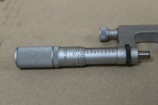 Vtg STARRETT No.  220 Mul - T - Anvil 0 - 1” Micrometer w/ Box & Papers 7