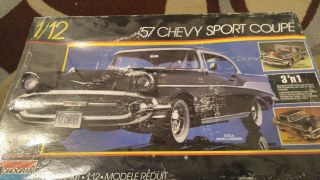 Monogram 1957 57 Chevy Sport Coupe 1:12 Model Kit 3 