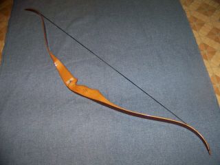 Vintage Black Hawk Short Bee Recurve Bow Longbow Archery Bows R - H