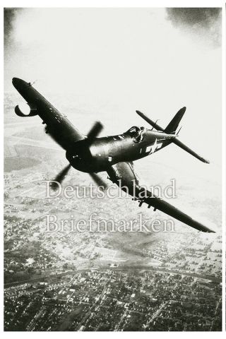 United States Blacksheep Squadron F4u Corsair Aircraft Plane Ww2 Pacific Photo