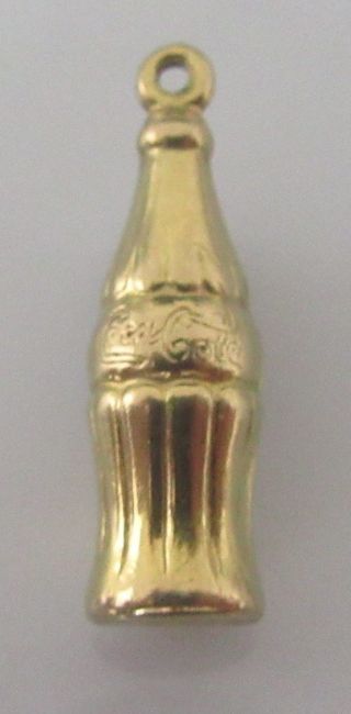 Vintage 9ct Yellow Gold Coca Cola Bottle Charm