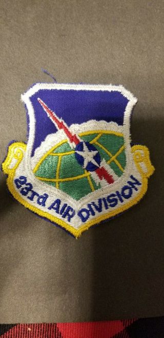 Vintage U.  S.  A.  F.  23rd Air Division Squadron Patch