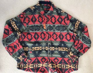 Rare Nwt Polo Ralph Lauren Country Xxl Southwestern Aztec Great Outdoors Button