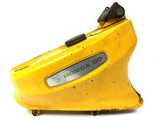 Vintage Honda Ct90 Trail 90 K1 - K3 Yellow Gas Tank Fuel Cell Petrol Reservoir