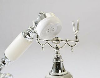 D76 European Style Antique Home Decor White Vintage Corded Telephone K 5