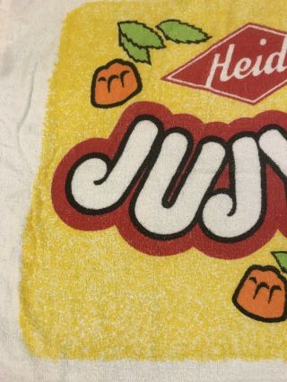 Vtg 1960 ' s 70 ' s Retro Jujyfruits Heide Beach Towel Novelty Towel Large 4