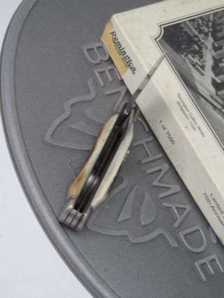 Vintage Remington R106 75th Anniversary Silver Bullet Folding Jack Knife NOS 4