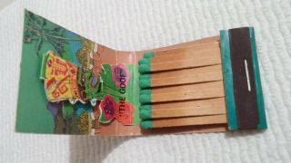 Vintage Popup Tiki Matchbook Christina ' s Hut Corona Del Mar CA 2