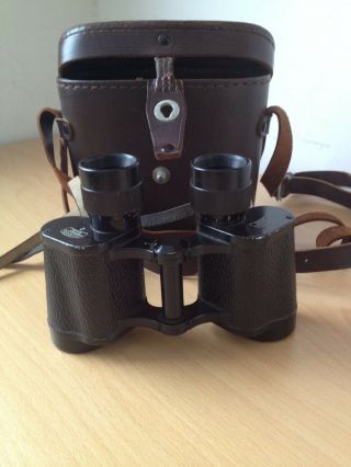 Vintage Carl Zeiss Jena Silvamar Binoculars 6 X 30 Germany