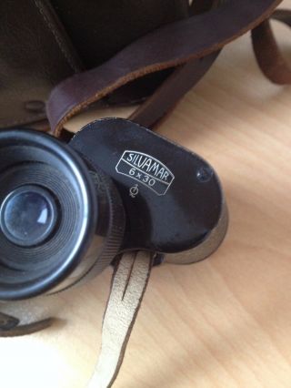 Vintage Carl Zeiss Jena SILVAMAR binoculars 6 x 30 Germany 6