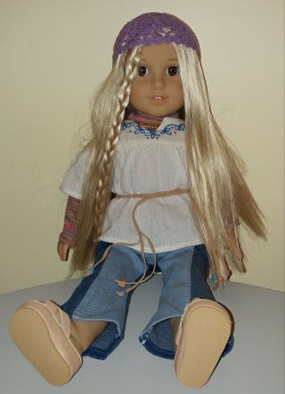 American Girl Julie With Accessories Blonde Hair 70s Doll
