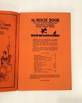Vintage 1920’s Dennison Halloween Die Cut Reference Bogie Book 4
