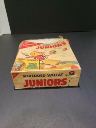 RARE VINTAGE 1950s Nabisco Cereal Premiums - Wild Game Trophy - 6 Heads & Box 6