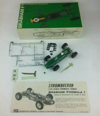 Strombecker Raceways 1/24 Brabham F - 1 Kit Vintage Slot Car No.  9505 - 695