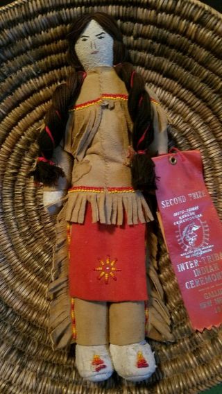 Vintage Plains Native American Indian Doll