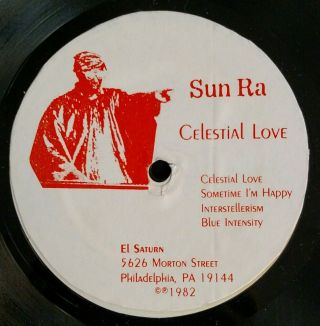 Sun Ra Nuclear War / Celestial Love 1982 USA LP EL SATURN VERY RARE 2