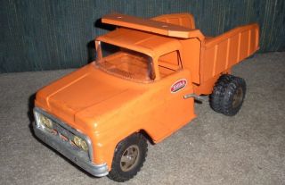 Vintage Tonka Orange Dump Truck