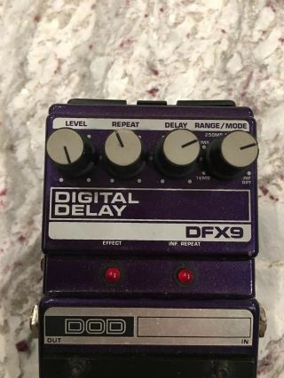 DOD Digitech DFX9 Digital Delay Echo Rare Vintage Guitar Effect Pedal 2