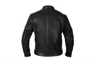 Leather Vintage Retro Style Motorcycle Motorbike CE Armoure Protection Jacket 5