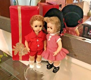 Antique Tiny Terri Lee And Tinyjerri Lee,  Two Darling Little Dolls Euc