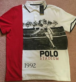 Nwot Ralph Lauren Javelin 1992 Stadium Vintage Polo Rugby Shirt Size Xxl
