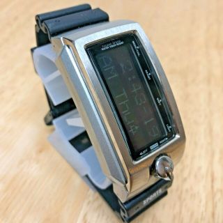 Rare Vintage Pulsar W440 - 4010 Secret Agent Digital Memo Watch Hours Battery