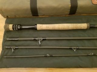 ABEL SF 9012 4PC 9 ' 0 12 LINE FLY ROD W/ CASE RARE 5