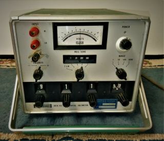 Vintage Fluke 1190 891a Dc Differential Voltmeter