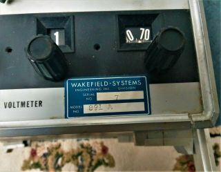 Vintage Fluke 1190 891A DC Differential Voltmeter 5