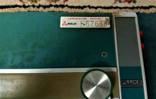 Vintage Fluke 1190 891A DC Differential Voltmeter 7