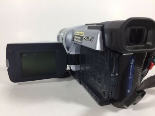 Vtg Sony Digital Video Camera Handycam Recorder DCR - TRV350 w/ Travel Bag 6
