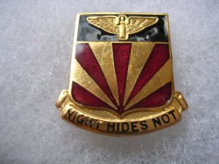 Post Ww Ii 56th Field Artillery Pb 1e Hmk Di Dui Crest Pin Black Motto