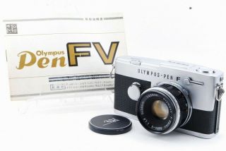 Rare N Olympus Pen Fv 35mm Slr Film Camera W/f.  Zuiko 38mm F/1.  8 From Japan