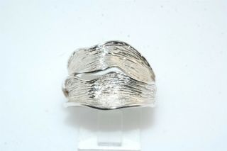 Hagit Gorali Hg Israel Sterling Silver 925 Abstract Modernist Ring Sz 9