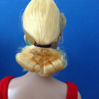 Vintage 5 (5/6?) Blonde Ponytail Barbie.  Never Played With 3