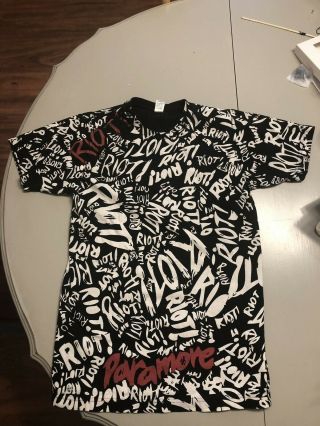 Extremely Rare Paramore Shirt | Riot Print,  Red