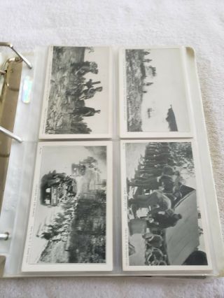 Vintage Military & Older Ships Post Cards W/album (pre - Owned)