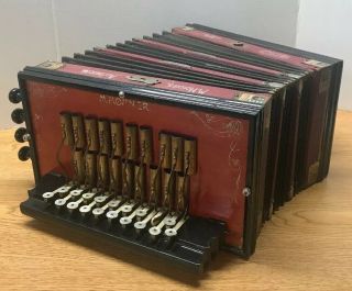 Vintage M.  Hohner Accordion Great - Display Decoration Restoration Parts Germany