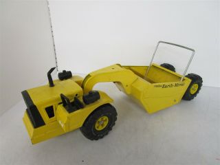 Vintage Diecast Mighty Tonka Earth Mover/ Scraper Pressed Steel 1970 