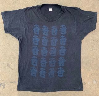 Vtg Lou Reed T Shirt 80s Velvet Underground Andy Warhol Screen Star Size M