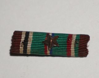Wwii Us Army Eame Eto Theater Made Campaign Ribbon Bar M1891