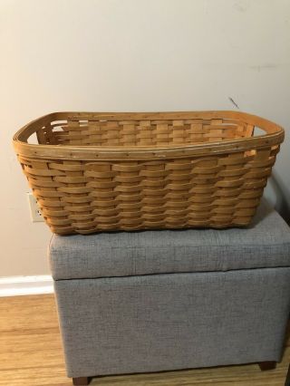 Vintage Longaberger 18 X24 Laundry Basket (1997)