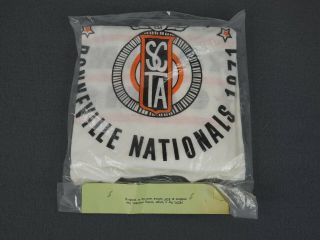 Rare Nos Vintage Isky Scta Bonneville Nationals T - Shirt 1971 Slat Flat Racing