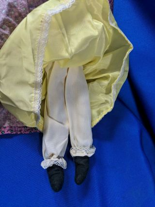 Antique Black Americana Folk Art Cloth Rag Doll Wire Poseable Arms Legs VTG 12 