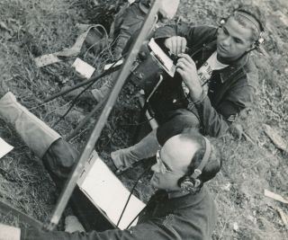 Wwii 1941 Us Army Camp Wolters Tx Field Training Scr - 131 Radio Photo 6 Id 