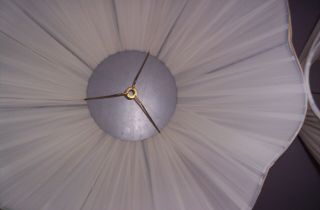 Vintage Mid Century Lamp Shades OFF WHITE 14 